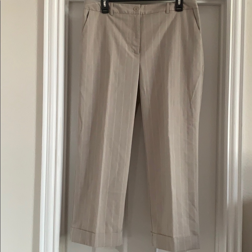 Woman’s Merona Taupe ankle pants, Size  12